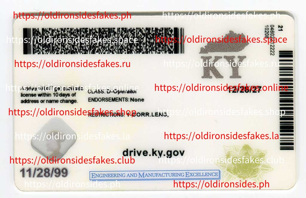 Kentucky Driver License(KY)