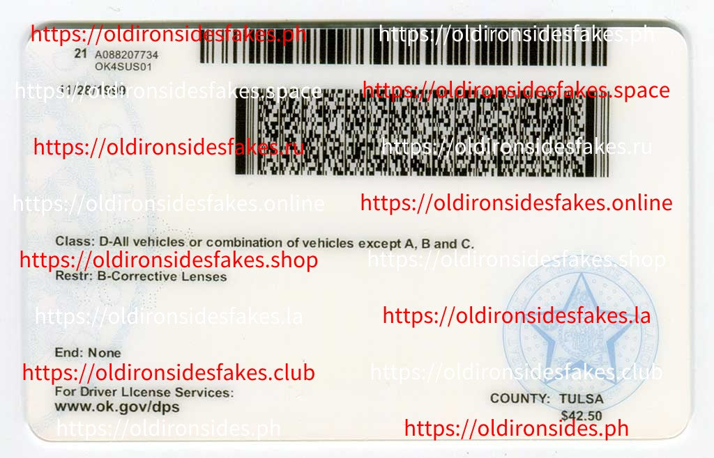 Oklahoma Driver License(OK)