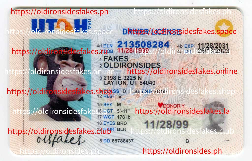 Utah Driver License(New UT O21)