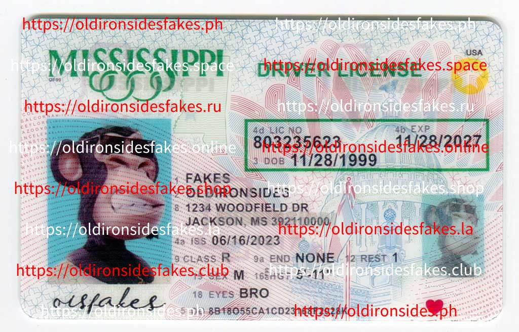 Mississippi Driver License(MS O21)