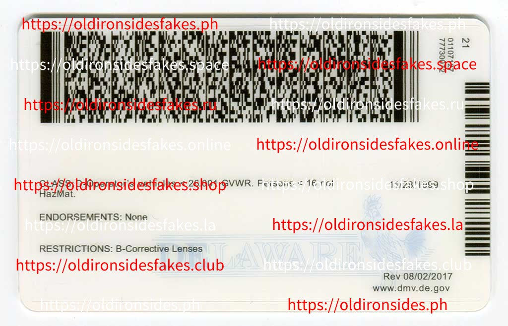 Delaware Driver License(New DE O21)