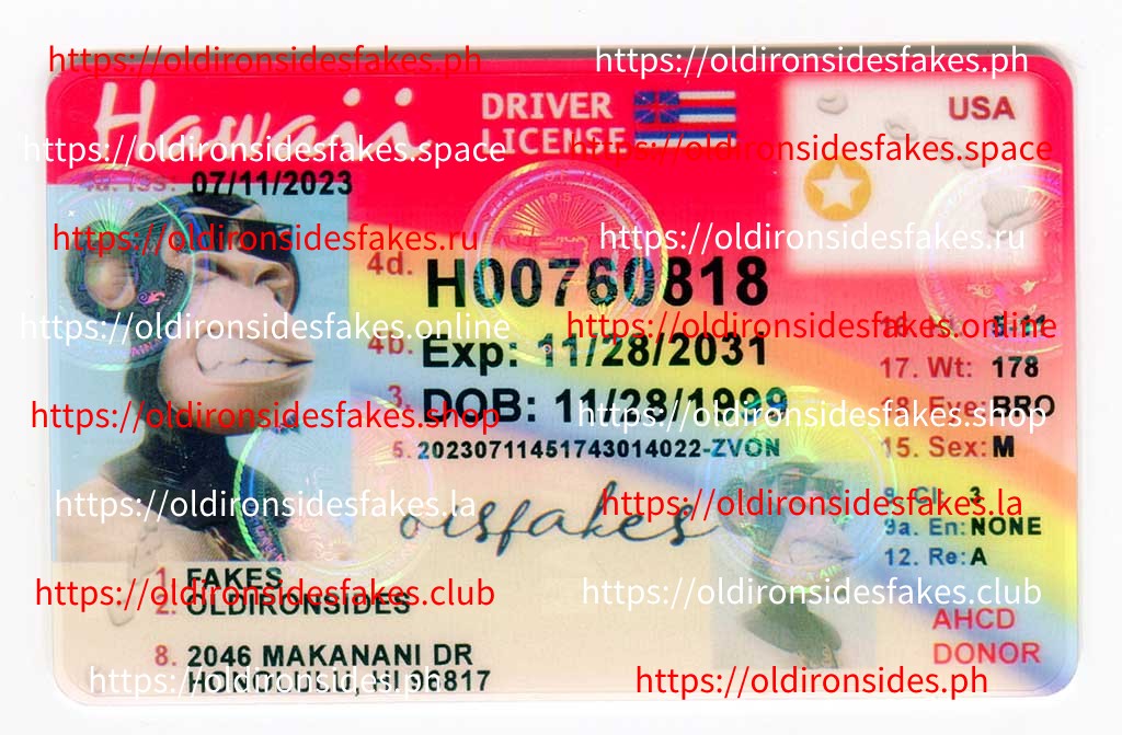 Hawaii Driver License(HI)